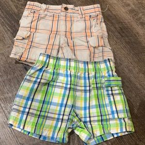 Boys Plaid Shorts